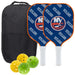 New York Islanders Carbon Fiber Pickleball Paddle Set