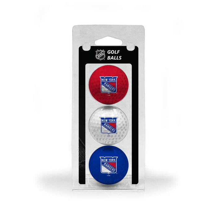New York Rangers Golf 3 Ball Pack 14805