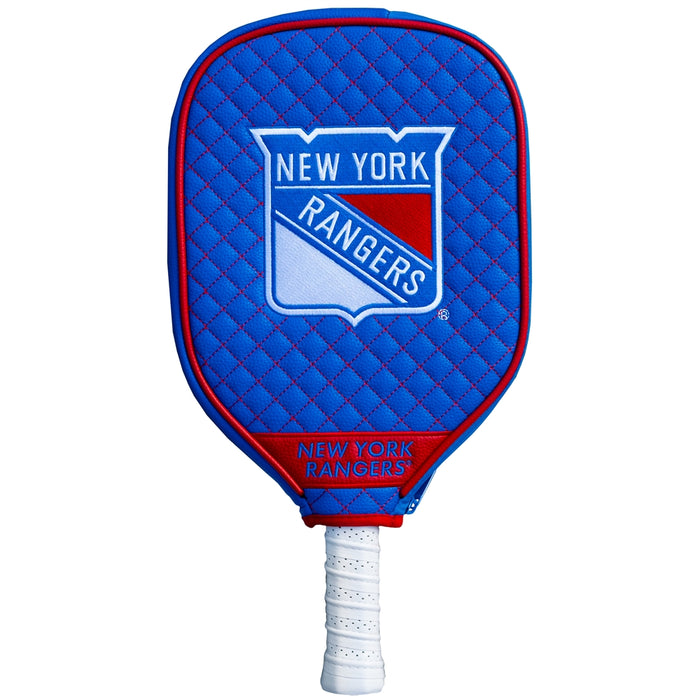New York Rangers Quilted Pickleball Paddle Cover