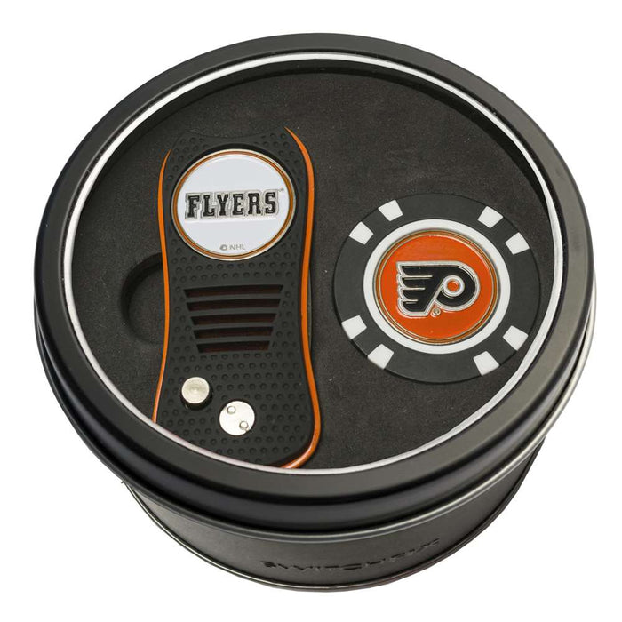 Philadelphia Flyers Golf Tin Set - Switchblade, Golf Chip