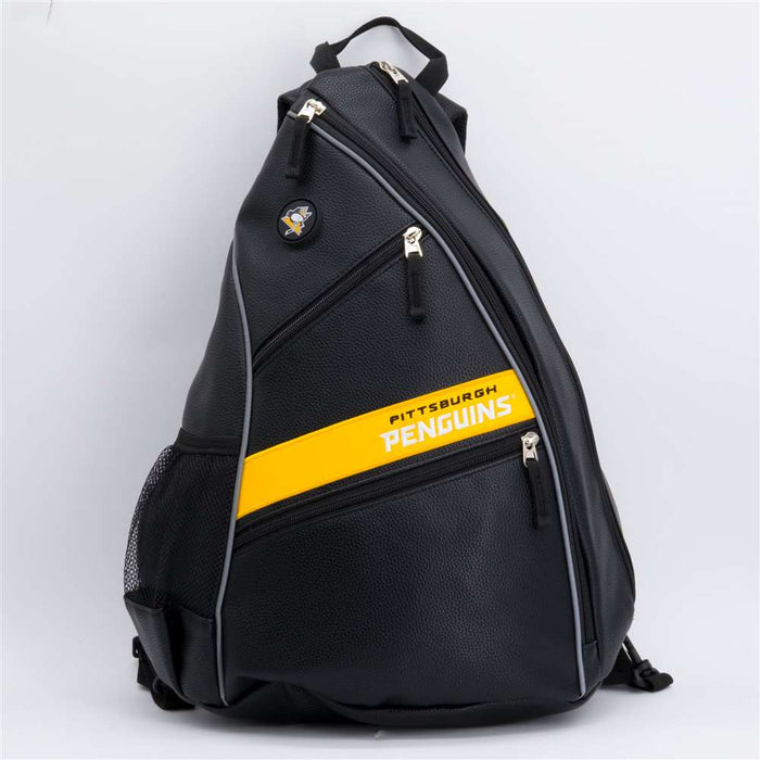 Pittsburgh Penguins PU Leather Backpack