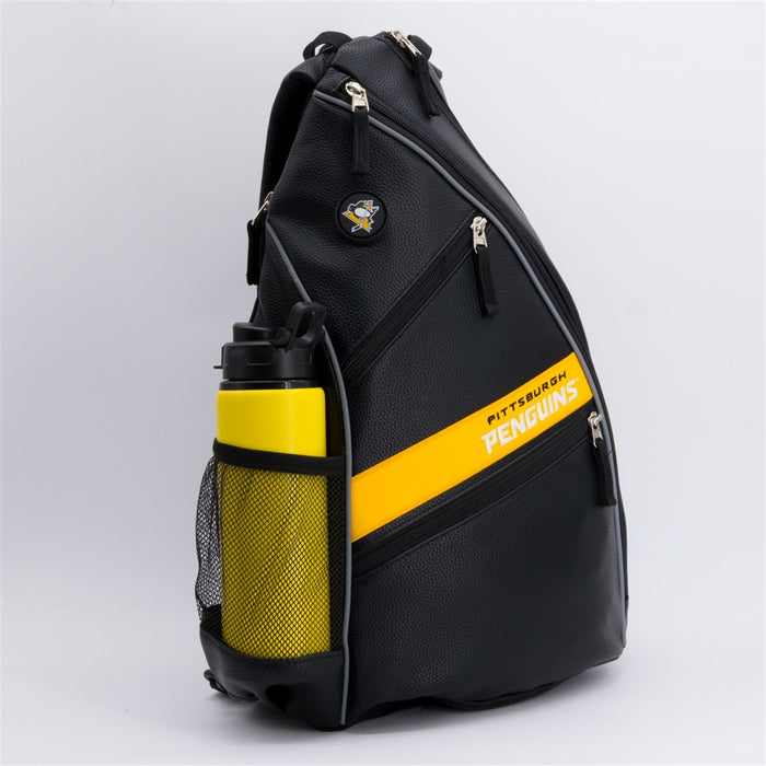 Pittsburgh Penguins PU Leather Backpack