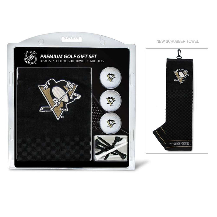 Pittsburgh Penguins Golf Embroidered Towel Gift Set 15220