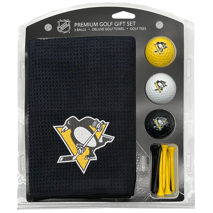 Pittsburgh Penguins 16" X 40" Microfiber Towel Golf Gift Set