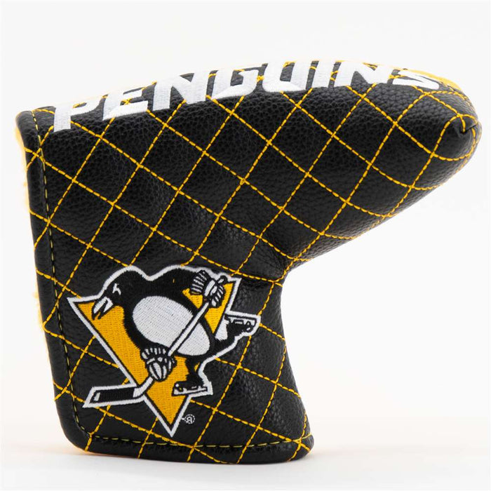 Pittsburgh Penguins Quilted Mallet Putter Cover (SPLIT)
