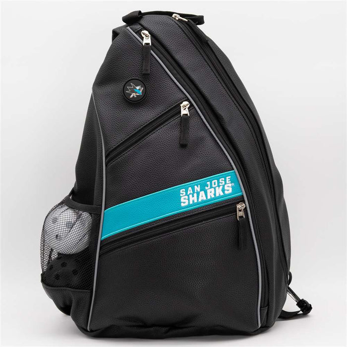 San Jose Sharks PU Leather Backpack