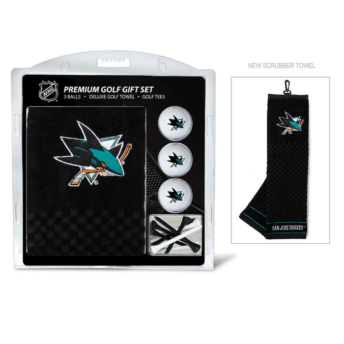 San Jose Sharks Golf Embroidered Towel Gift Set 15320