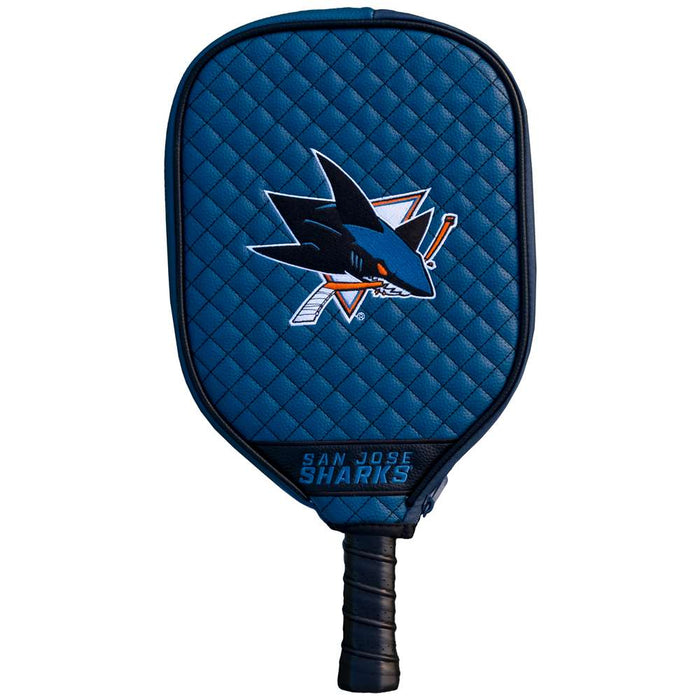 San Jose Sharks Quilted Pickleball Paddle Cover