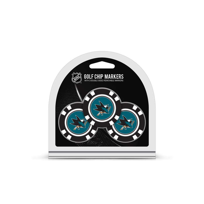 San Jose Sharks Golf 3 Pack Golf Chip 15388