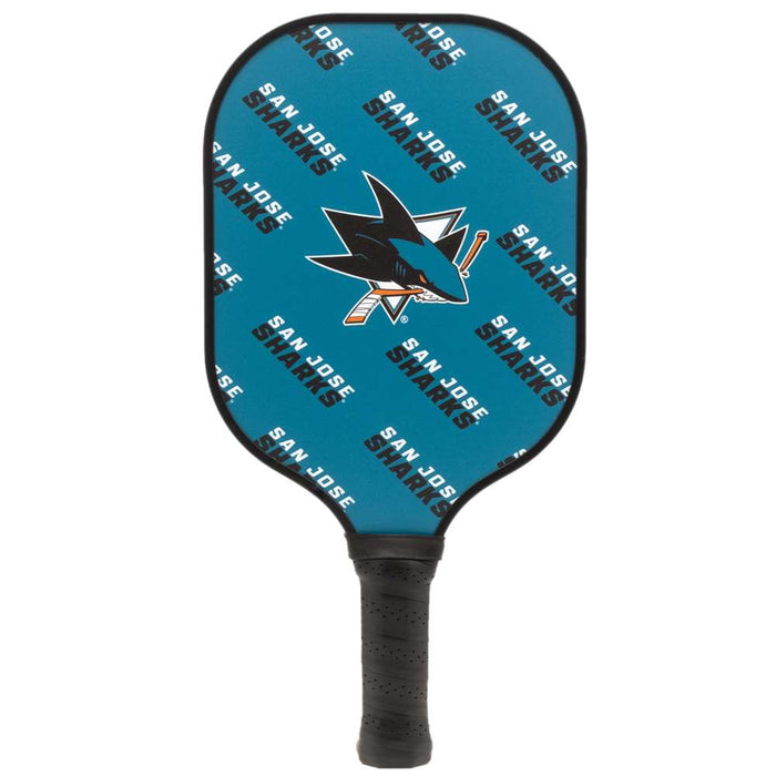 San Jose Sharks Carbon Fiber Pickleball Paddle