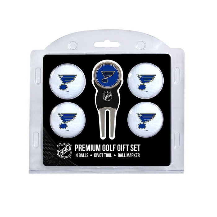 St. Louis Blues Golf 4 Ball Gift Set 15406
