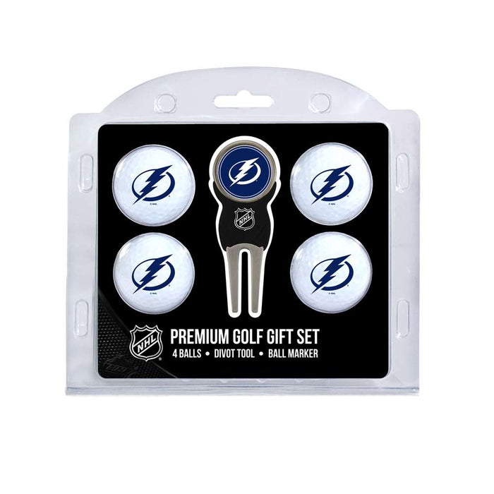 Tampa Bay Lightning Golf 4 Ball Gift Set 15506