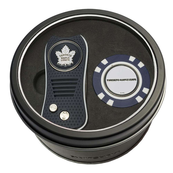 Toronto Maple Leafs Golf Tin Set - Switchblade, Golf Chip