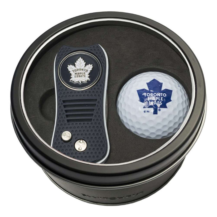 Toronto Maple Leafs Golf Tin Set - Switchblade, Golf Ball
