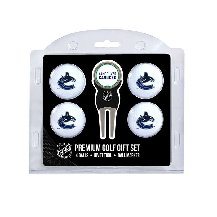 Vancouver Canucks Golf 4 Ball Gift Set 15706