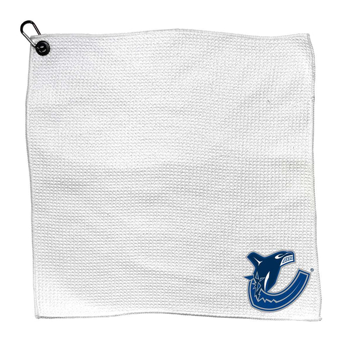 Vancouver Canucks Microfiber Towel - 15" x 15" (White)