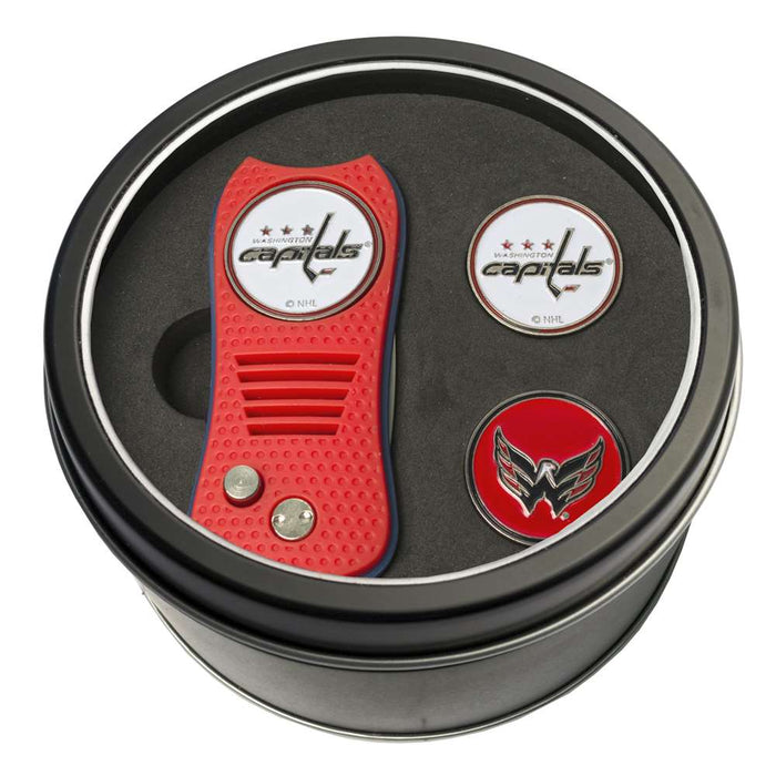 Washington Capitals Golf Tin Set - Switchblade, 2 Markers 15859