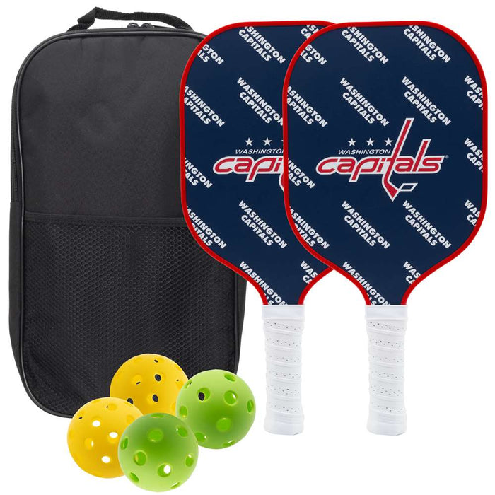 Washington Capitals Carbon Fiber Pickleball Paddle Set