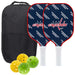 Washington Capitals Carbon Fiber Pickleball Paddle Set