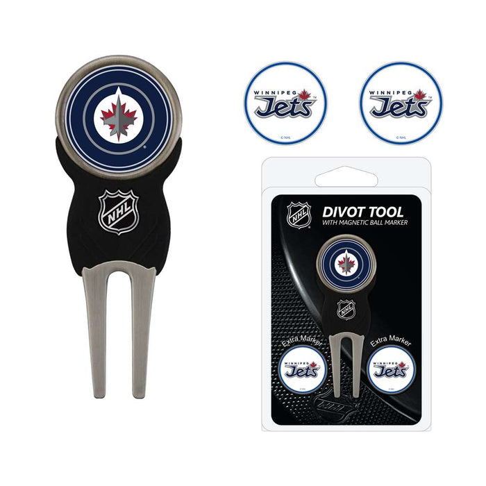 Winnipeg Jets Golf Signature Divot Tool Pack  15945