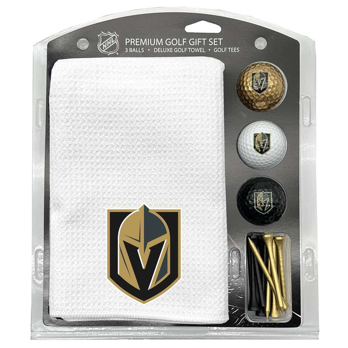 Vegas Golden Knights 16" X 40" Microfiber Towel Golf Gift Set - White