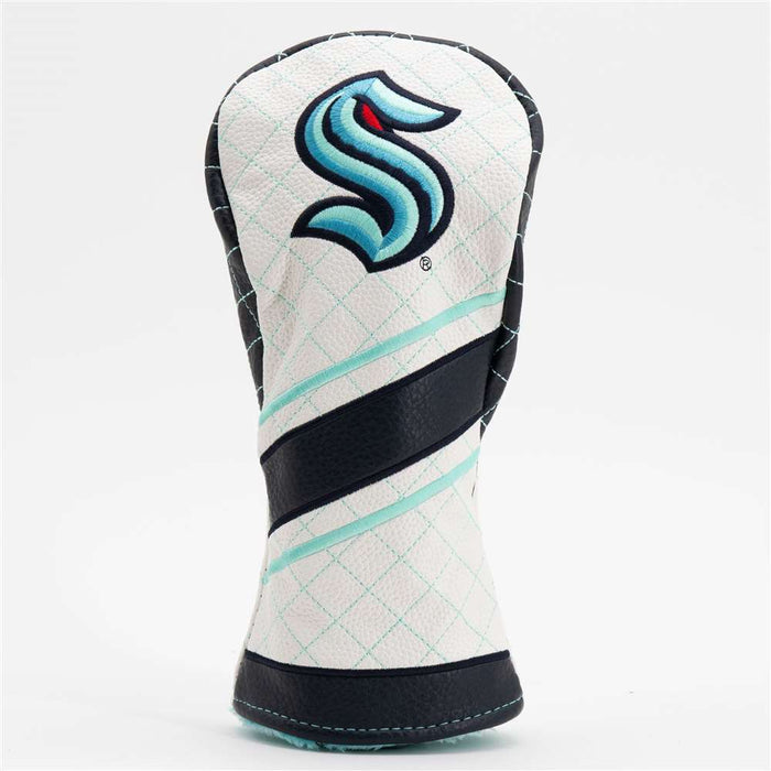 Seattle Kraken Quilted Fairway Headcover (STRIPED)