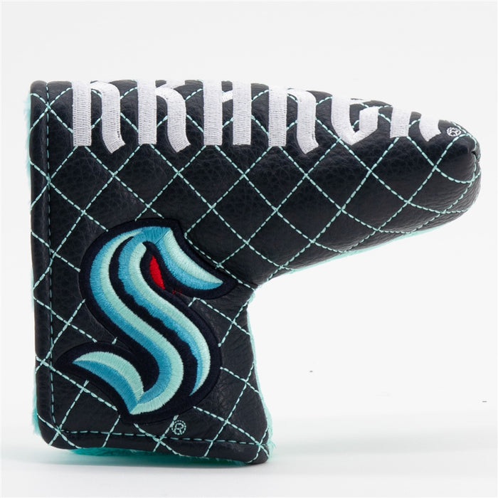 Seattle Kraken Quilted Mallet Putter Cover (SPLIT)