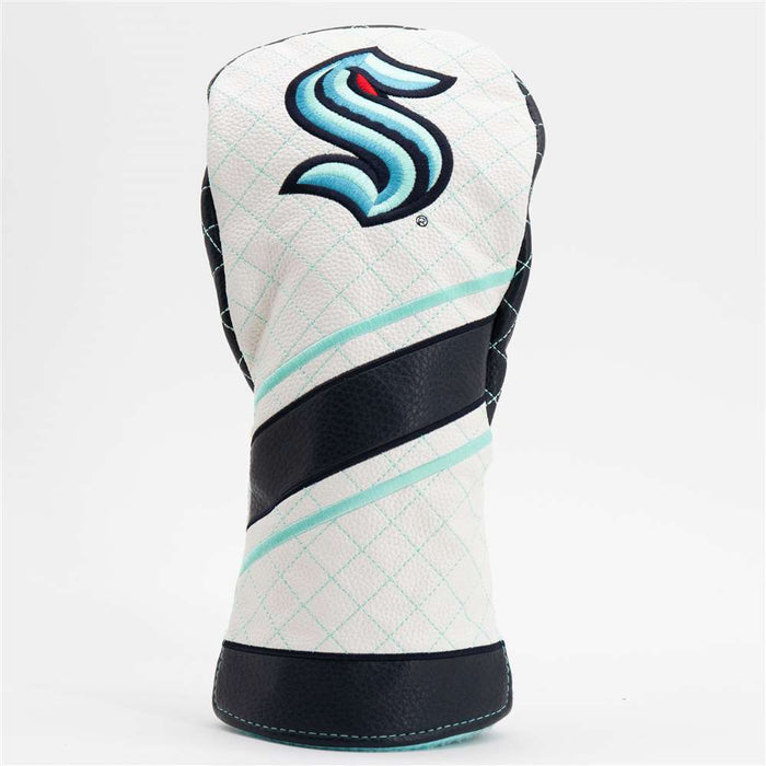 Seattle Kraken Quilted Driver Headcover (STRIPED)