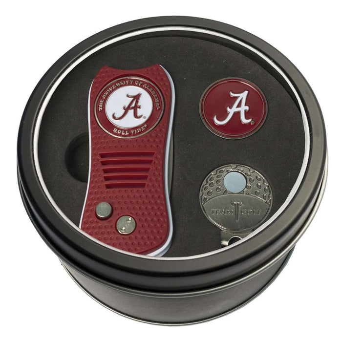 Alabama Crimson Tide Golf Tin Set - Switchblade, Cap Clip, Marker 20157