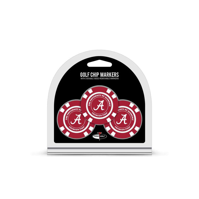 Alabama Crimson Tide Golf 3 Pack Golf Chip 20188