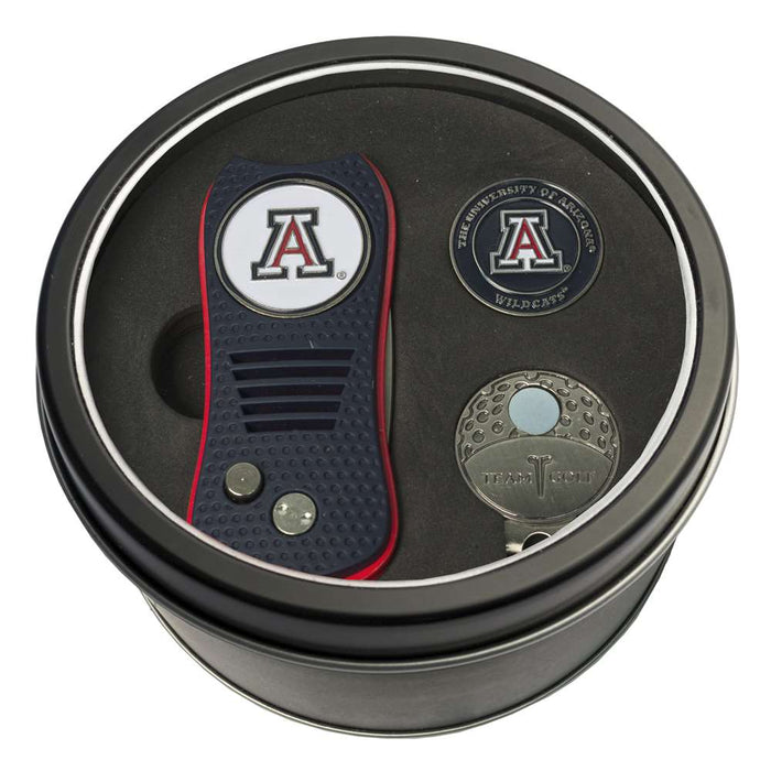 Arizona Wildcats Golf Tin Set - Switchblade, Cap Clip, Marker 20257