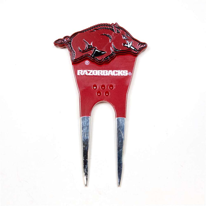 Arkansas Razorbacks Custom Shaped Divot Tool