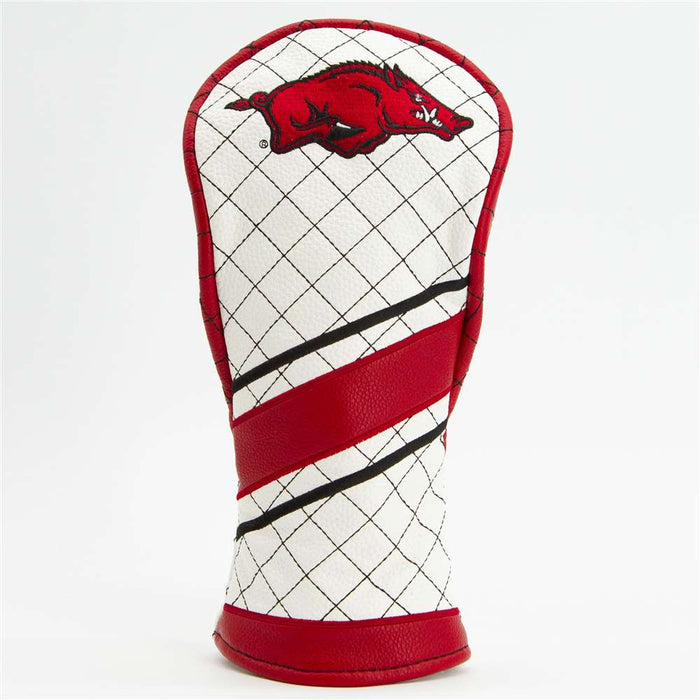 Arkansas Razorbacks Quilted Fairway Headcover (STRIPED)