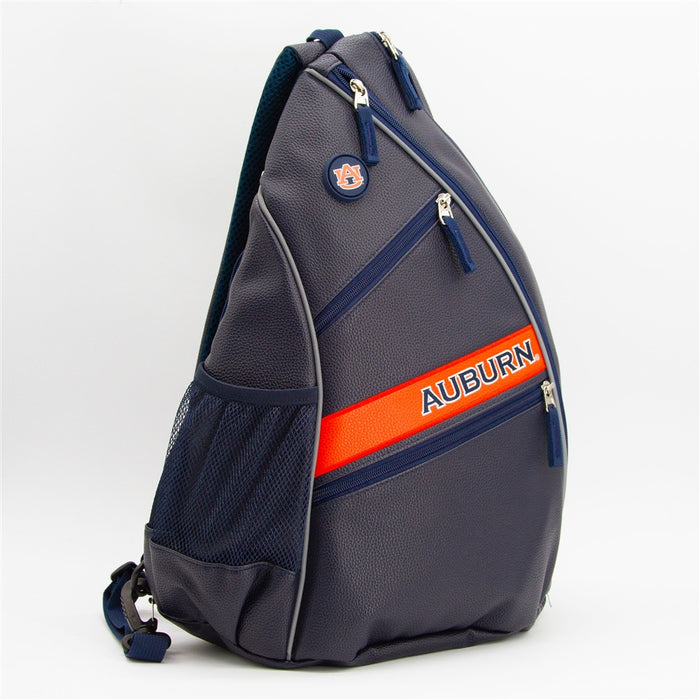 Auburn Tigers PU Leather Backpack