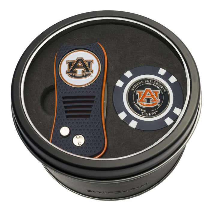 Auburn University Tigers Golf Tin Set - Switchblade, Golf Chip