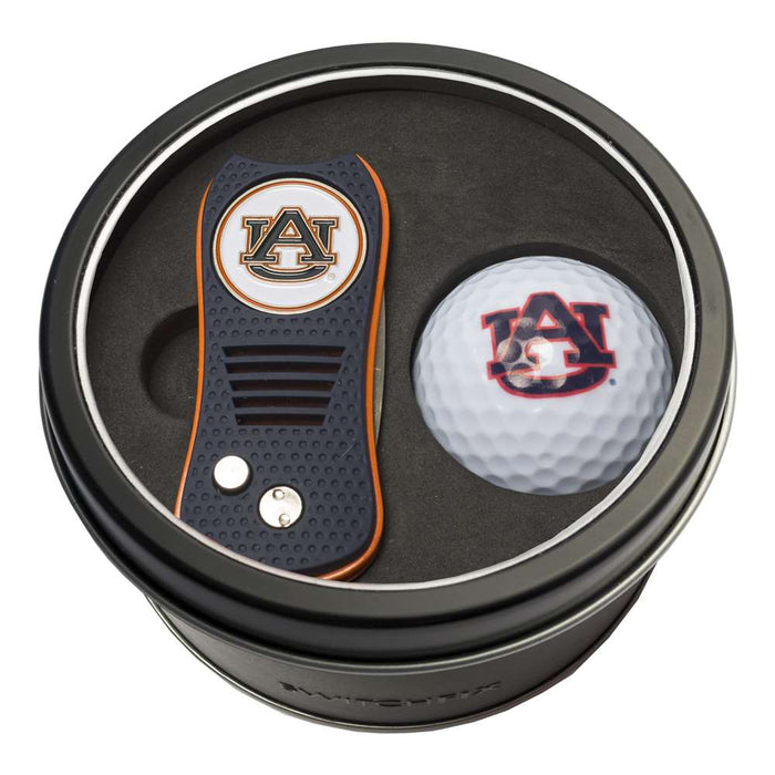 Auburn University Tigers Golf Tin Set - Switchblade, Golf Ball