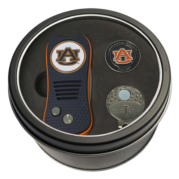 Auburn University Tigers Golf Tin Set - Switchblade, Cap Clip, Marker 20557