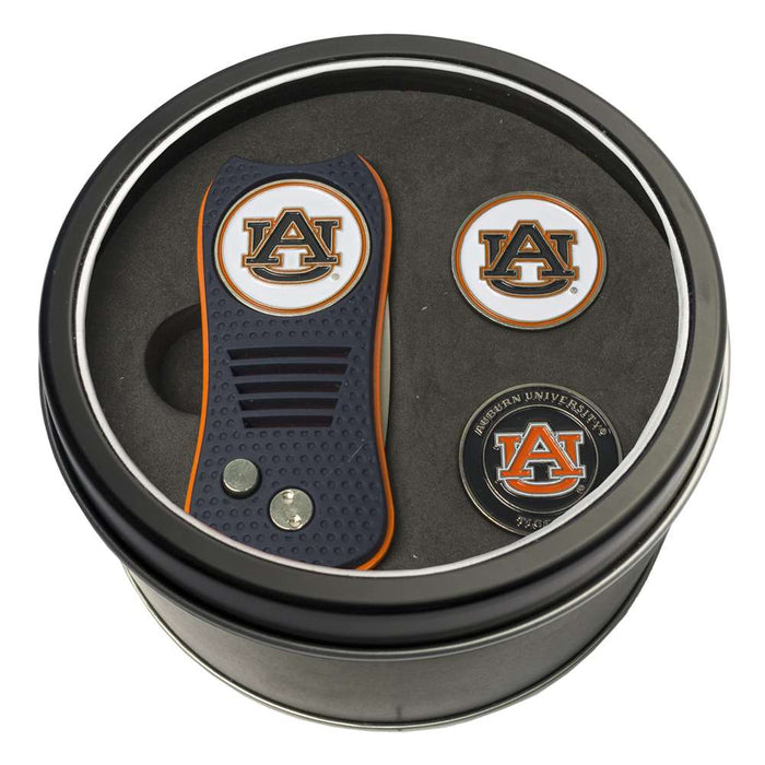 Auburn University Tigers Golf Tin Set - Switchblade, 2 Markers 20559