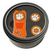 Clemson University Tigers Golf Tin Set - Switchblade, 2 Markers 20659