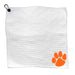 Clemson Tigers Microfiber Towel - 15" x 15" (White)