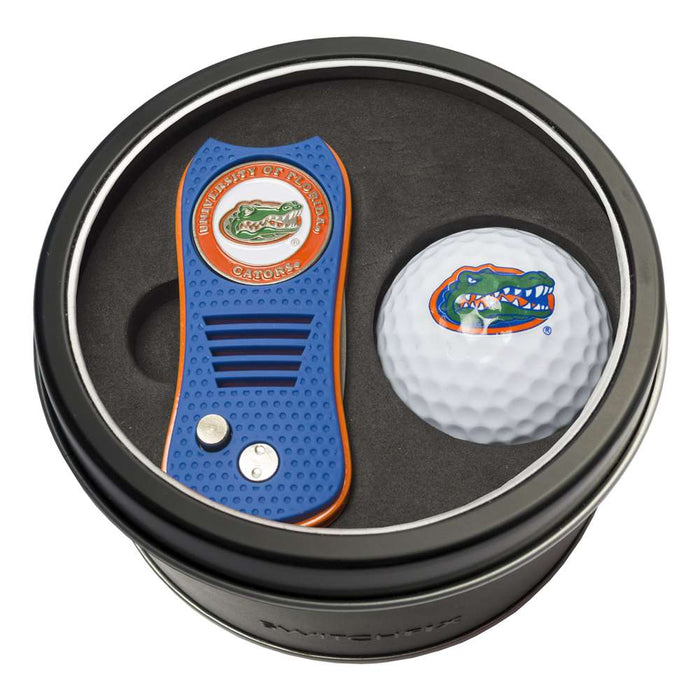 Florida Gators Golf Tin Set - Switchblade, Golf Ball