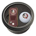 Florida State University Seminoles Golf Tin Set - Switchblade, Golf Ball