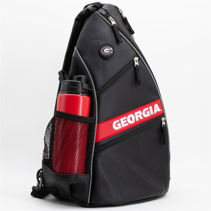 Georgia Bulldogs PU Leather Backpack