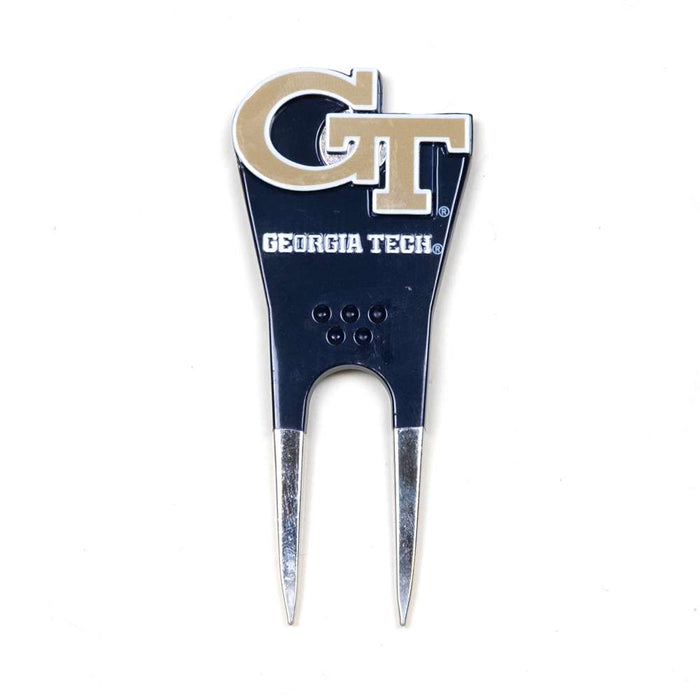 Georgia Tech Yellow Jackets Custom Shaped Divot Tool