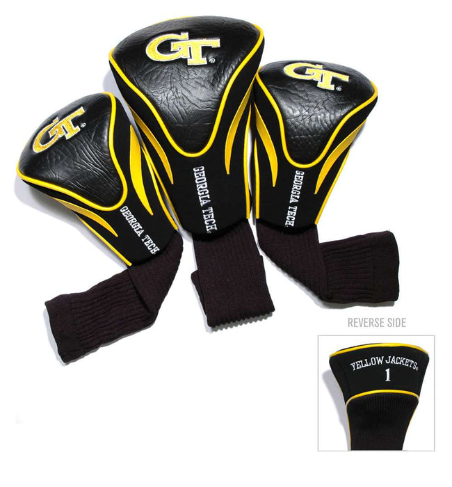 Georgia Tech Yellow Jackets  Golf Club Headcover - Set of 3 (Driver,Fairway,Hybrid)