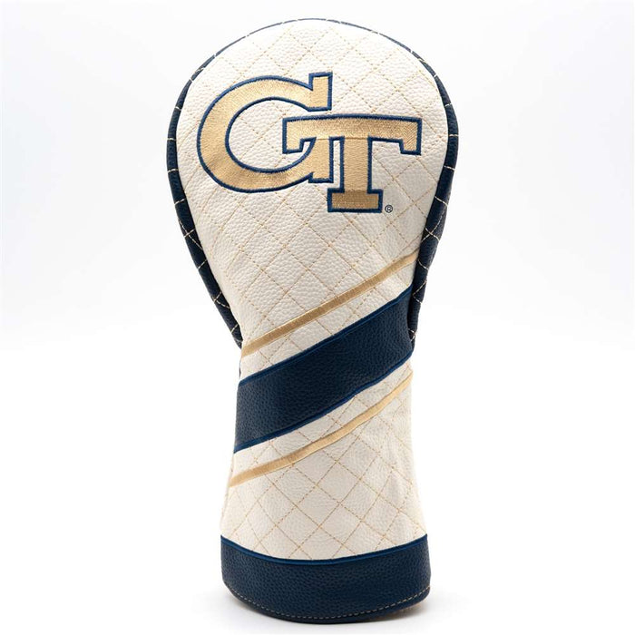 Georgia Tech Yellow Jackets Quilted Driver Headcover (STRIPED)