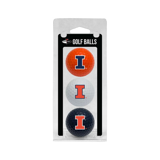 Illinois Fighting Illini Golf 3 Ball Pack 21305