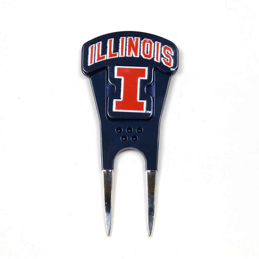 Illinois Fighting Illini Custom Shaped Divot Tool