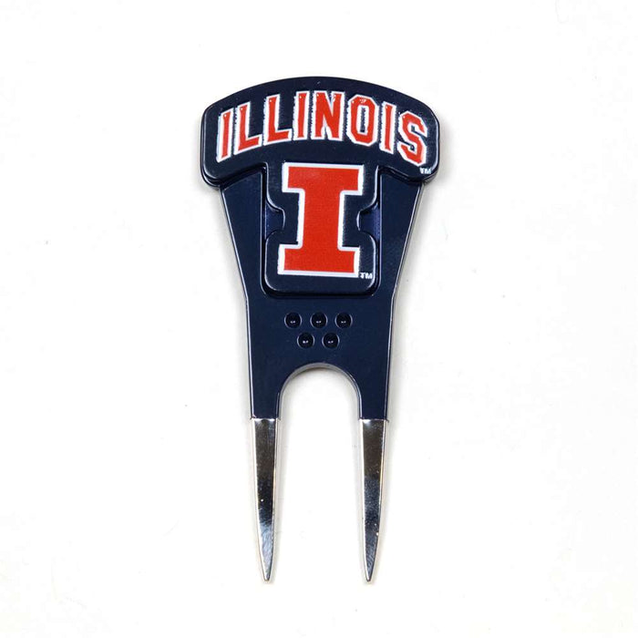 Illinois Fighting Illini Custom Shaped Divot Tool