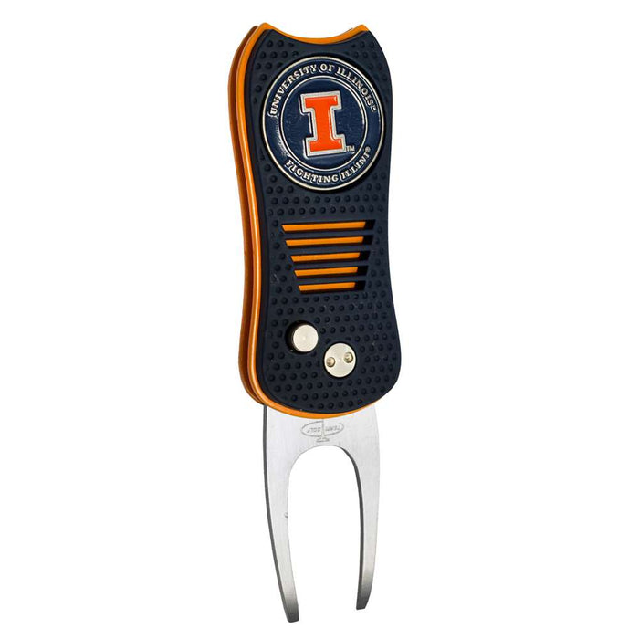 University of Illinois Fighting Illini Golf Switchblade Divot Tool